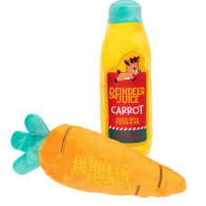 М'яка іграшка FuzzYard Морквяний Сет Оленя коричневий, помаранчевий для собак FuzzYard