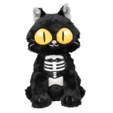 М'яка іграшка Скелекішечка чорно-біла для собак FuzzYard