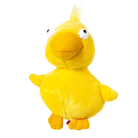 М'яка іграшка для собак Качка з пищалкою GiGwi Plush Friendz, 11 см