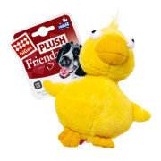 М'яка іграшка для собак Качка з пищалкою GiGwi Plush Friendz, 11 см - фото 2