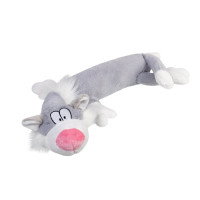 М'яка іграшка для собак Кіт з пищалкою GiGwi Plush Friendz, 63 см