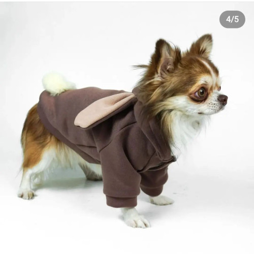 Кофта для собачок з капюшоном та вушками - "Зайчик"