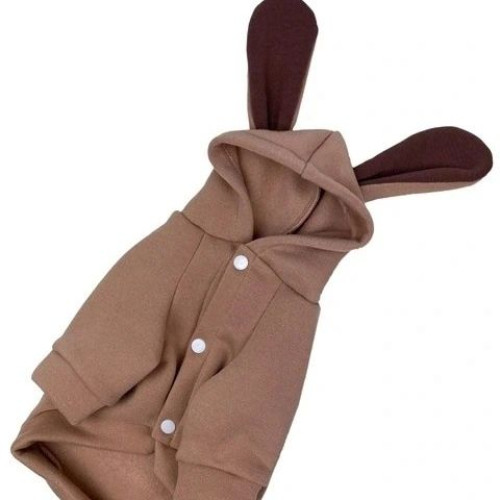 Кофта для собачок з капюшоном та вушками - "Зайчик"