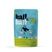 Вологий корм Half&Half Turkey in Gravy шматочки індички в соусі для цуценят 100 г - фото 1