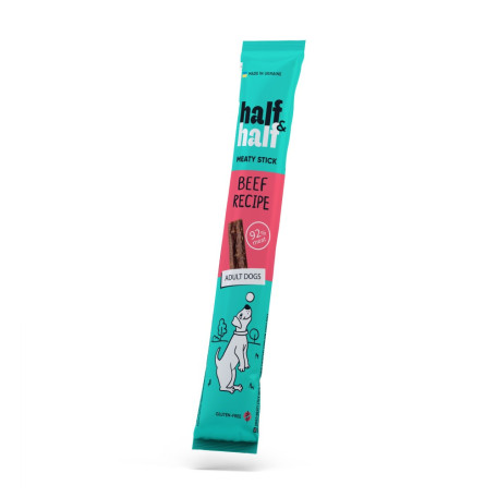 Ласощі Half&Half м'ясна паличка з яловичиною для собак 12 г