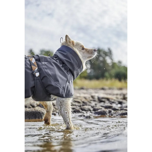 Дощовик для собак Hurtta Mudventure Coat ECO, сірий Дощовик для собак Hurtta Mudventure Coat ECO, сірий