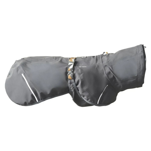 Дощовик для собак Hurtta Mudventure Coat ECO, сірий Дощовик для собак Hurtta Mudventure Coat ECO, сірий