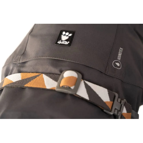Дощовик для собак Hurtta Mudventure Coat ECO, сірий Дощовик для собак Hurtta Mudventure Coat ECO, сірий
