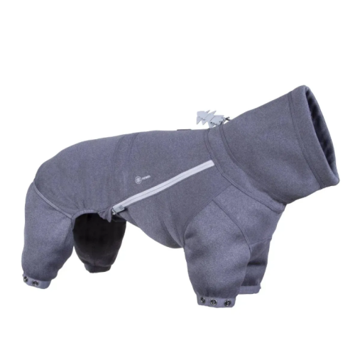Утепленный комбинезон для собак Hurtta Midlayer Overall Серый