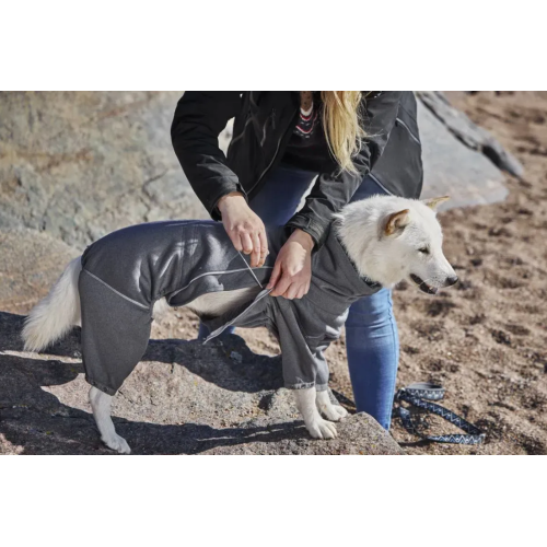 Утепленный комбинезон для собак Hurtta Midlayer Overall Серый