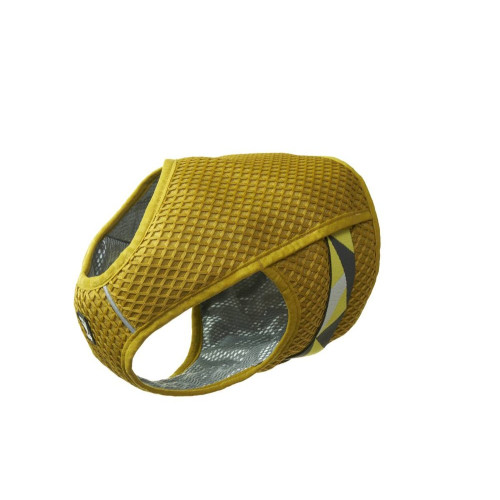 Охлаждающий жилет для собак Hurtta Cooling Wrap, желтый - фото 2