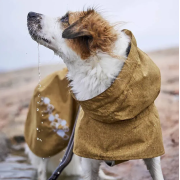 Дощовик для собак Hurtta Monsoon Coat II ECO, бежевий - фото 3