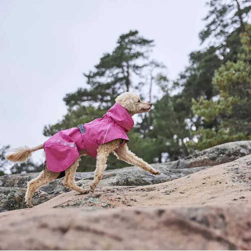 Дощовик для собак Hurtta Monsoon Coat II ECO, рожевий