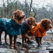 Дощовик для собак Hurtta Monsoon Coat, блакитний - фото 3