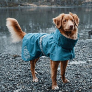 Дощовик для собак Hurtta Monsoon Coat, блакитний - фото 4