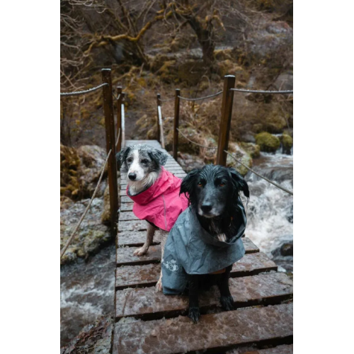 Дощовик для собак Hurtta Monsoon Coat II ECO, сірий Дощовик для собак Hurtta Monsoon Coat II ECO, сірий