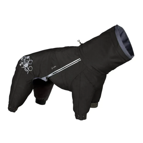 Дощовик-комбінезон для собак Hurtta Mudventure Overall ECO, чорний