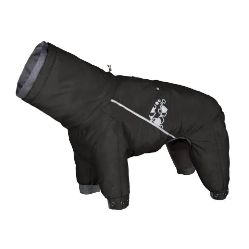 Дощовик-комбінезон для собак Hurtta Mudventure Overall ECO, чорний