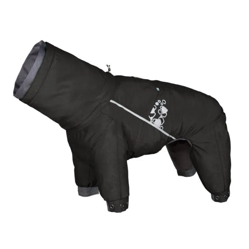 Дощовик-комбінезон для собак Hurtta Mudventure Overall ECO, чорний