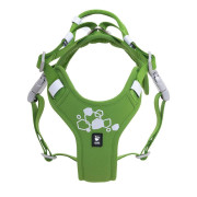 Шлейка пом'якшена для собак Hurtta Weekend Warrior Harness II ECO, зелена - фото 2