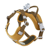 Шлейка пом'якшена для собак Hurtta Weekend Warrior Harness II ECO, темно-жовта - фото 1