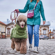 Сумка для ласощів для собак Hurtta Treat Pocket, фіолетова з сірим - фото 2