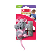 Мягкая интерактивная игрушка Kong Refillables Крыса серая для собак Kong - фото 2