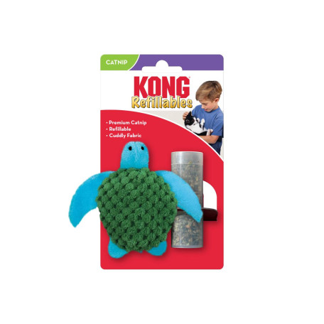 Игрушка-черепаха Kong Refillables для кошек Kong