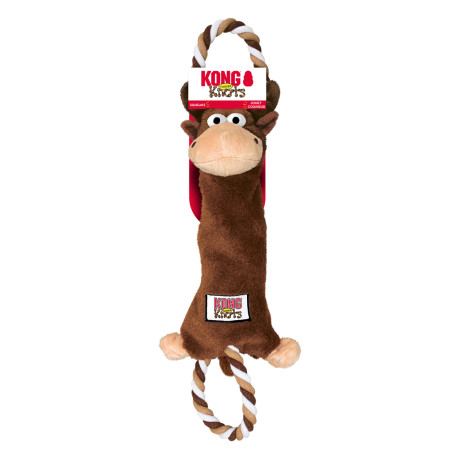 Игрушка-канат Kong Tugger Knots Moose для собак Kong