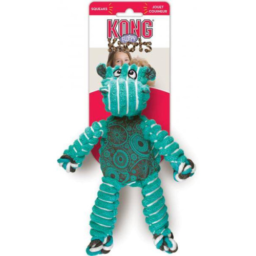 Іграшка Floppy Knots Hippo для собак Kong