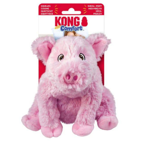 Игрушка Kong Comfort Kiddos Свинка с пищалкой для собак Kong