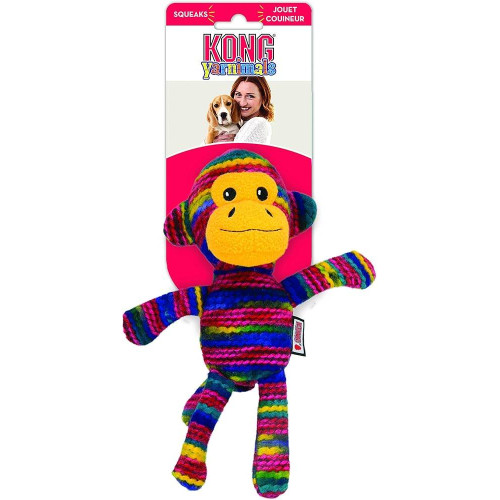 М'яка іграшка-тваринка Yarnimals Мавпочка для собак Kong