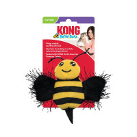 Мягкая интерактивная игрушка Kong Better Buzz Bee желто-черная для собак Kong