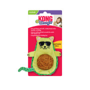Мягкая игрушка-апорт Kong Wrangler Avocato зеленая для собак Kong - фото 3