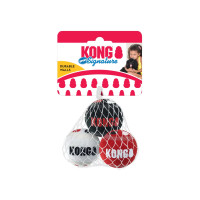 М'ячики Signature Sport Balls набір 3 шт. міцні яскраві жовті для собак Kong