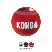 Мячики Signature Sport Balls 3 шт. желтые для собак Kong - фото 2