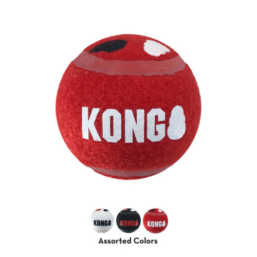 М'ячики Signature Sport Balls 3 шт. жовті для собак Kong