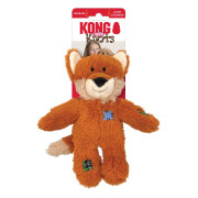 Прочная мягкая игрушка Wild Knots Fox рыжая с внутренним узлом для собак Kong - фото 2