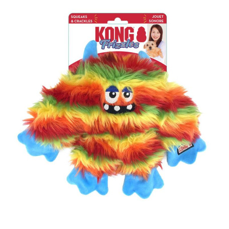 Мягкая игрушка Frizzle Zazzle с пищалкой и шуршащими элементами для собак Kong