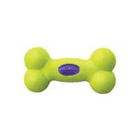 Игрушка-кость Kong Airdog Squeaker с пищалкой желтая для собак Kong