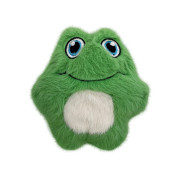 Мягкая игрушка-пищалка Snuzzles Мини-лягушка зеленая для собак Kong - фото 1