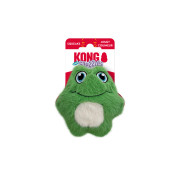 Мягкая игрушка-пищалка Snuzzles Мини-лягушка зеленая для собак Kong - фото 3