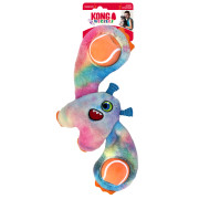 Мягкая игрушка Woozles Monster с пищалкой разноцветная для собак Kong - фото 1