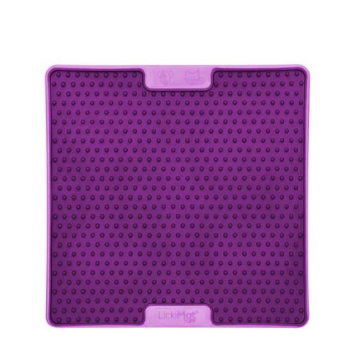 Лизательный коврик антистресс для собак LickiMat Soother PRO Tuff, фиолетовый