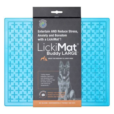 Лизальний килимок для собак LickiMat Buddy X Large, бірюзовий