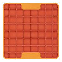 Антистресс-коврик для собак LickiMat Mini Tuff Playdate, оранжевый