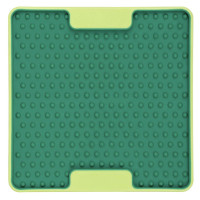Лизательный коврик антистресс для собак LickiMat Mini Tuff Soother, зеленый