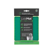 Лизальний килимок антистрес для собак LickiMat Mini Tuff Soother, зелений - фото 2