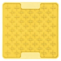 Лизательный коврик антистресс для собак LickiMat Mini Tuff Buddy, желтый