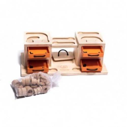 Інтерактивна іграшка-головоломка 2 Towers дерев'яна для собак My Intelligent Pets